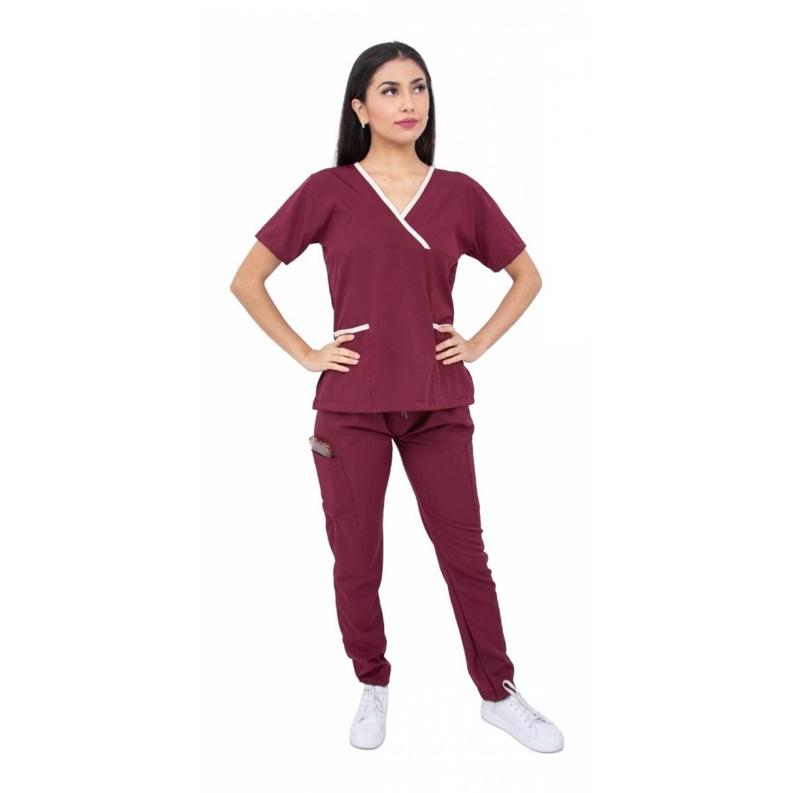 Uniforme Quirúrgico De Mujer Strech Antifluidos Scrubs del Cupatitzio