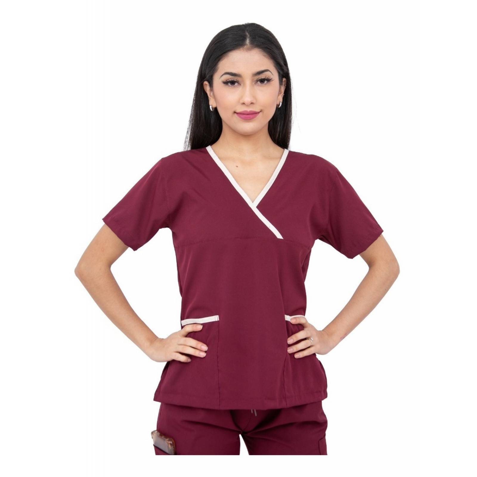 Uniforme Quirúrgico De Mujer Strech Antifluidos Scrubs del Cupatitzio