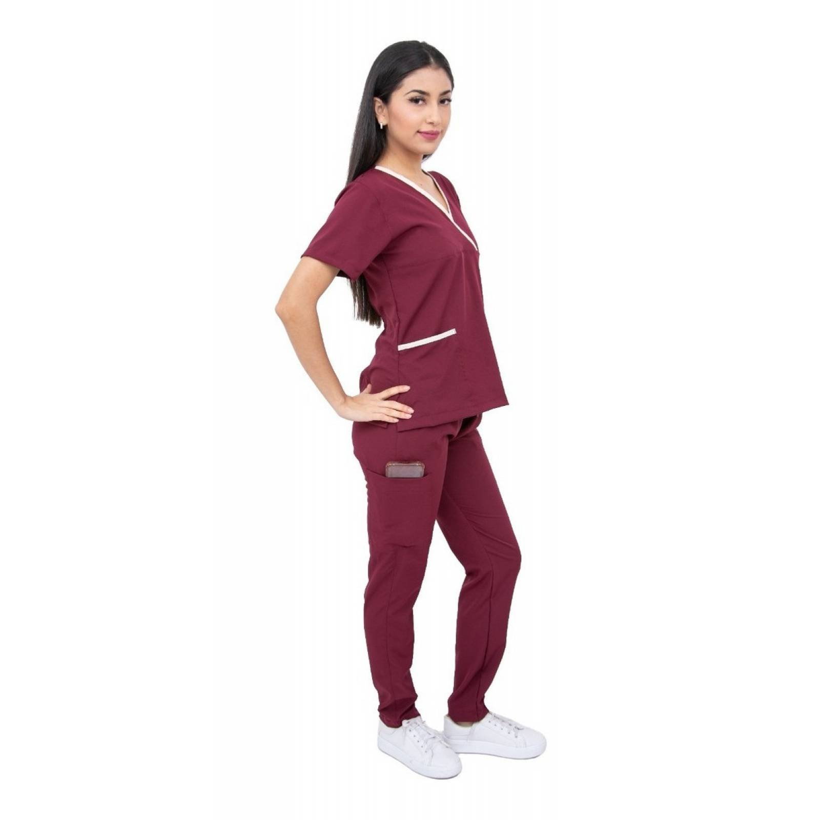 Uniforme Quirúrgico De Mujer Strech Antifluidos Scrubs del Cupatitzio
