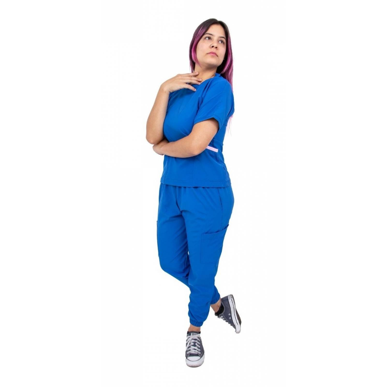 Pijama Quirúrgica Stretch Antifluidos Mujer Jogger Scrubs del Cupatitzio