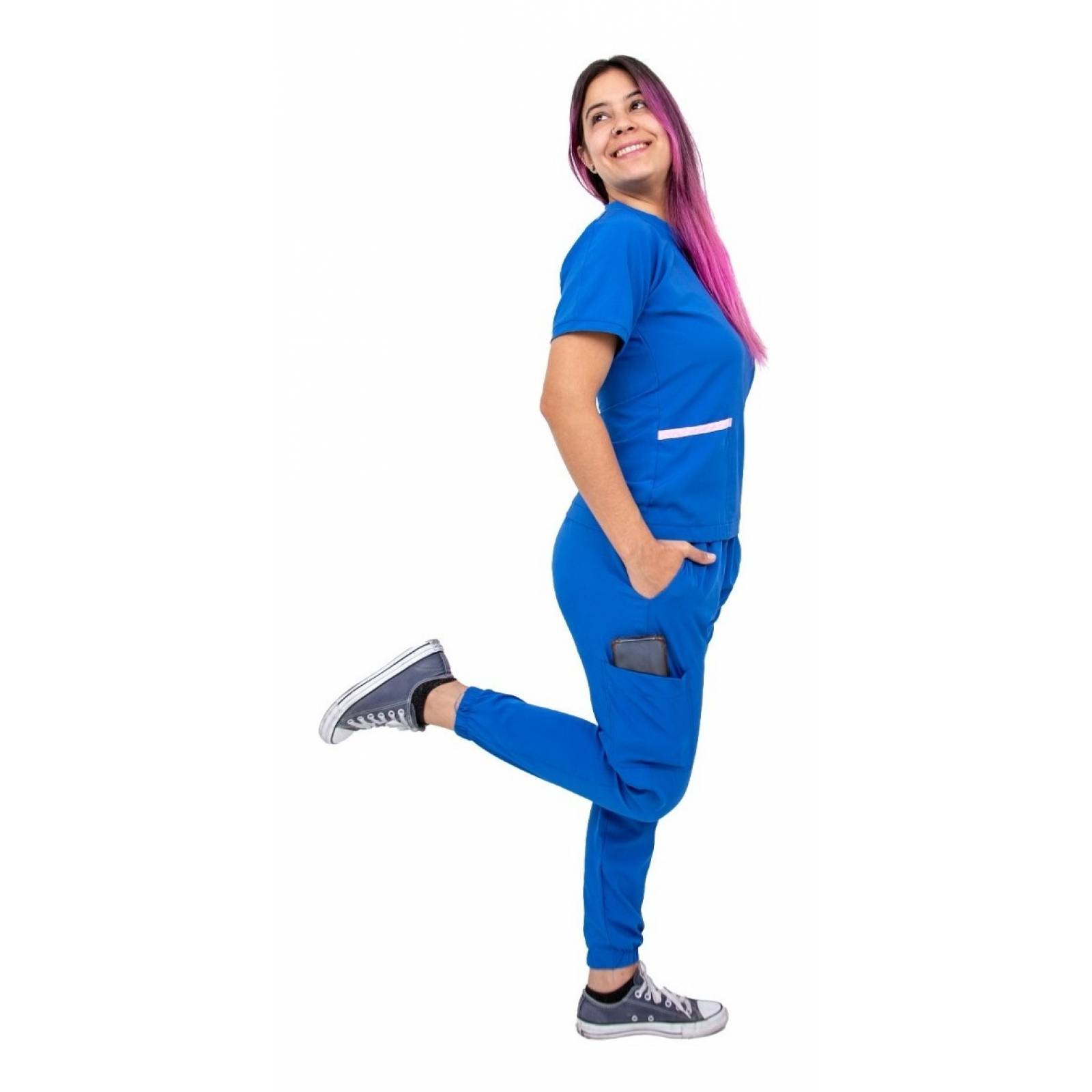 Pijama Quirúrgica Stretch Antifluidos Mujer Jogger Scrubs del Cupatitzio