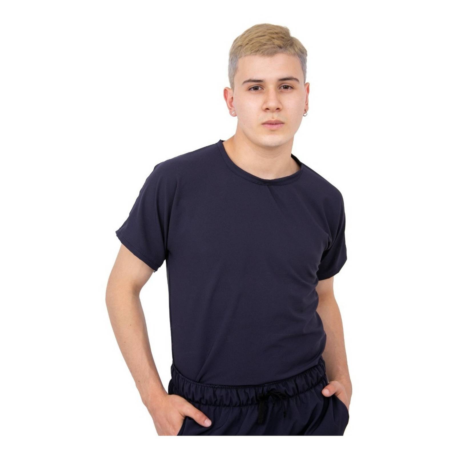 Uniforme Quirúrgico Antifluidos Hombre Azul Marino Jogger Scrubs del Cupatitzio