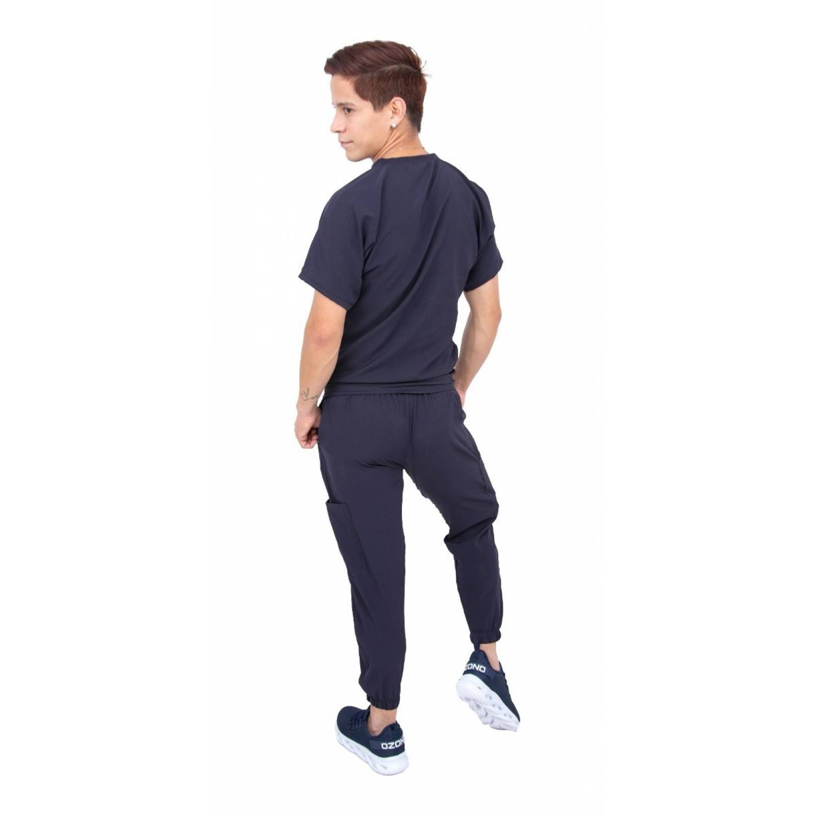 Traje Quirúrgico Hombre Azul Marino Jogger Antifluidos Scrubs del Cupatitzio