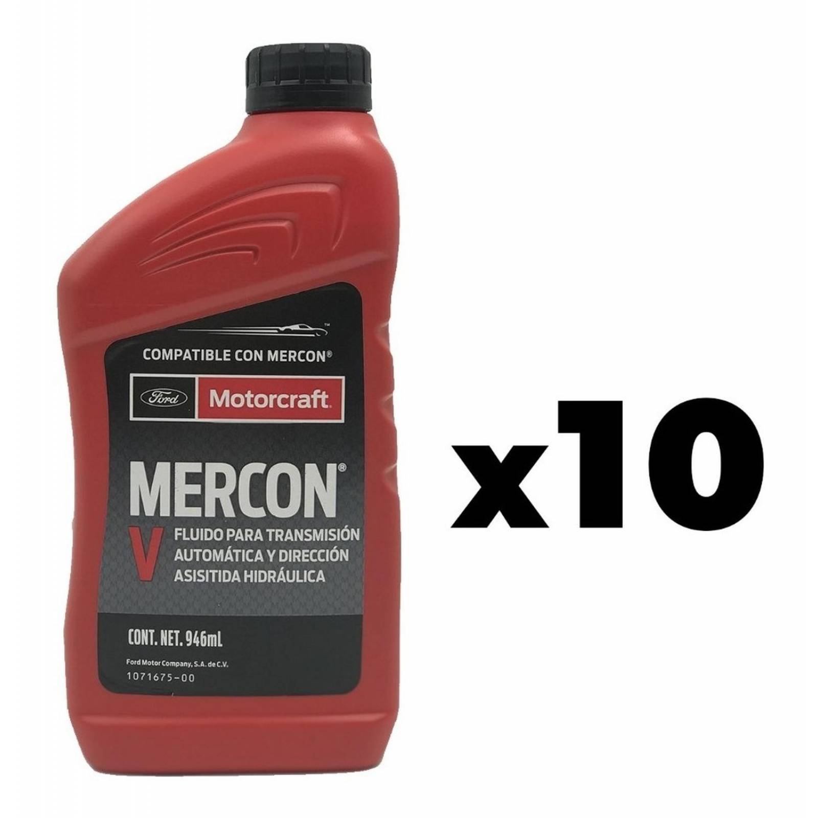 Aceite de Transmisión MOTORCRAFT Mercon V 10 Litros