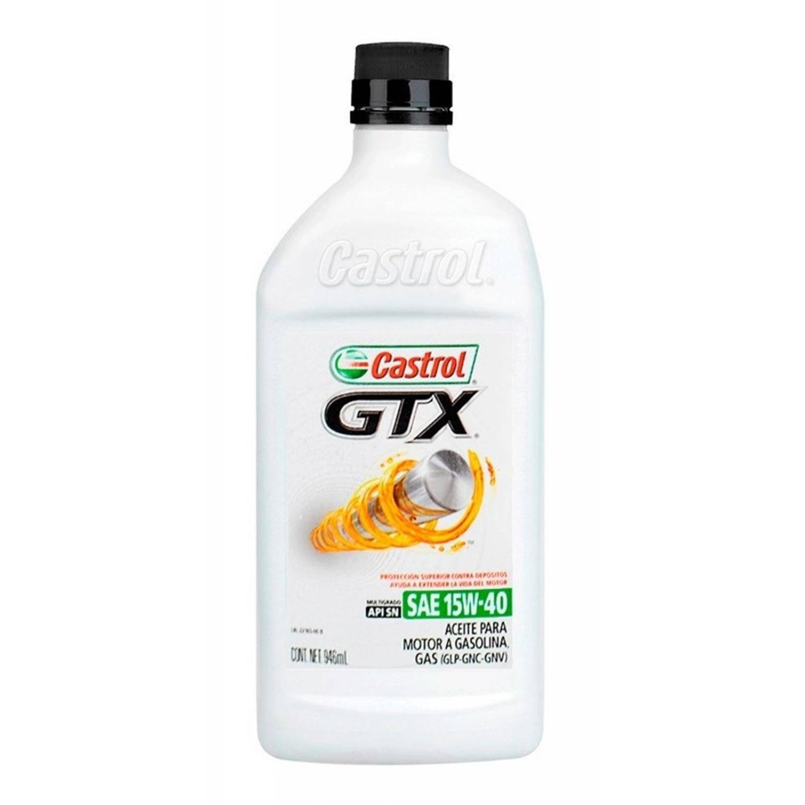 Aceite Mineral CASTROL 15W40 1 Litro 