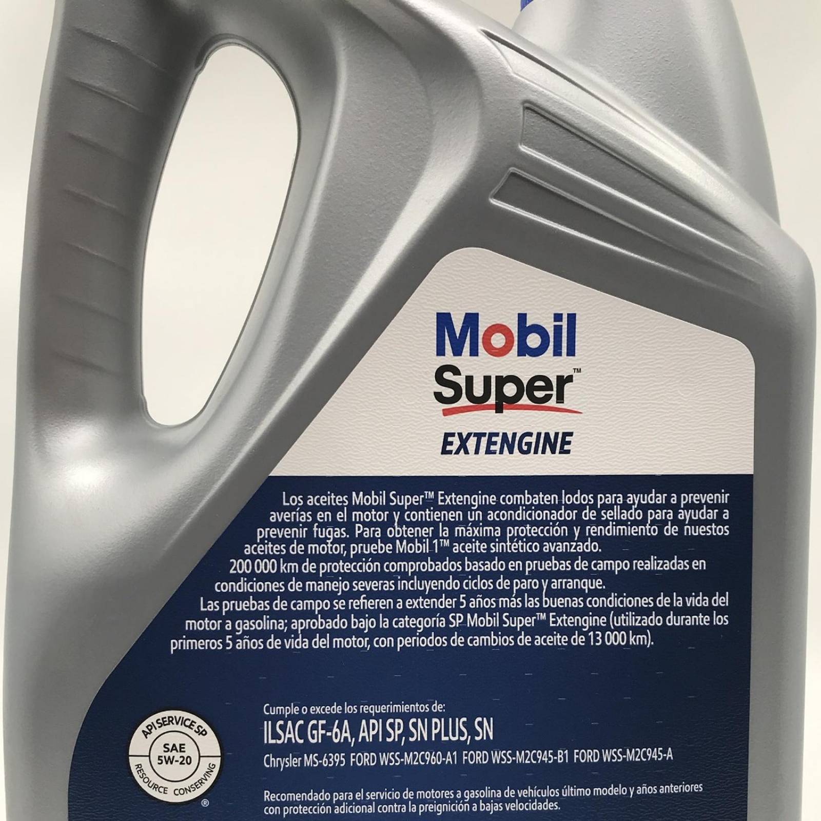 Aceite de Motor 5W20 MOBIL Super Extengine 5 Litros