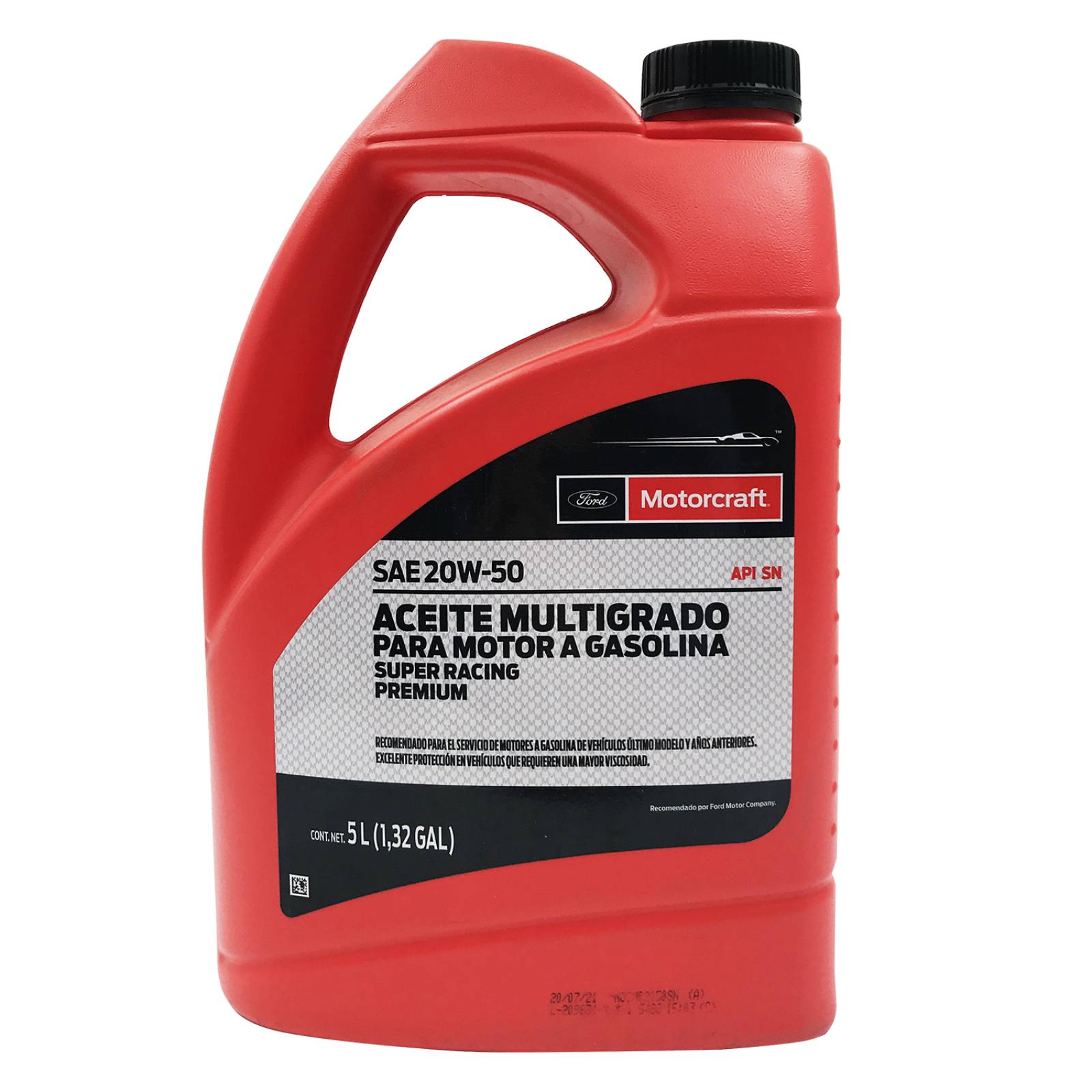 Aceite de Motor Multigrado 20w50 4.73 Litros Motorcraft Super Racing 
