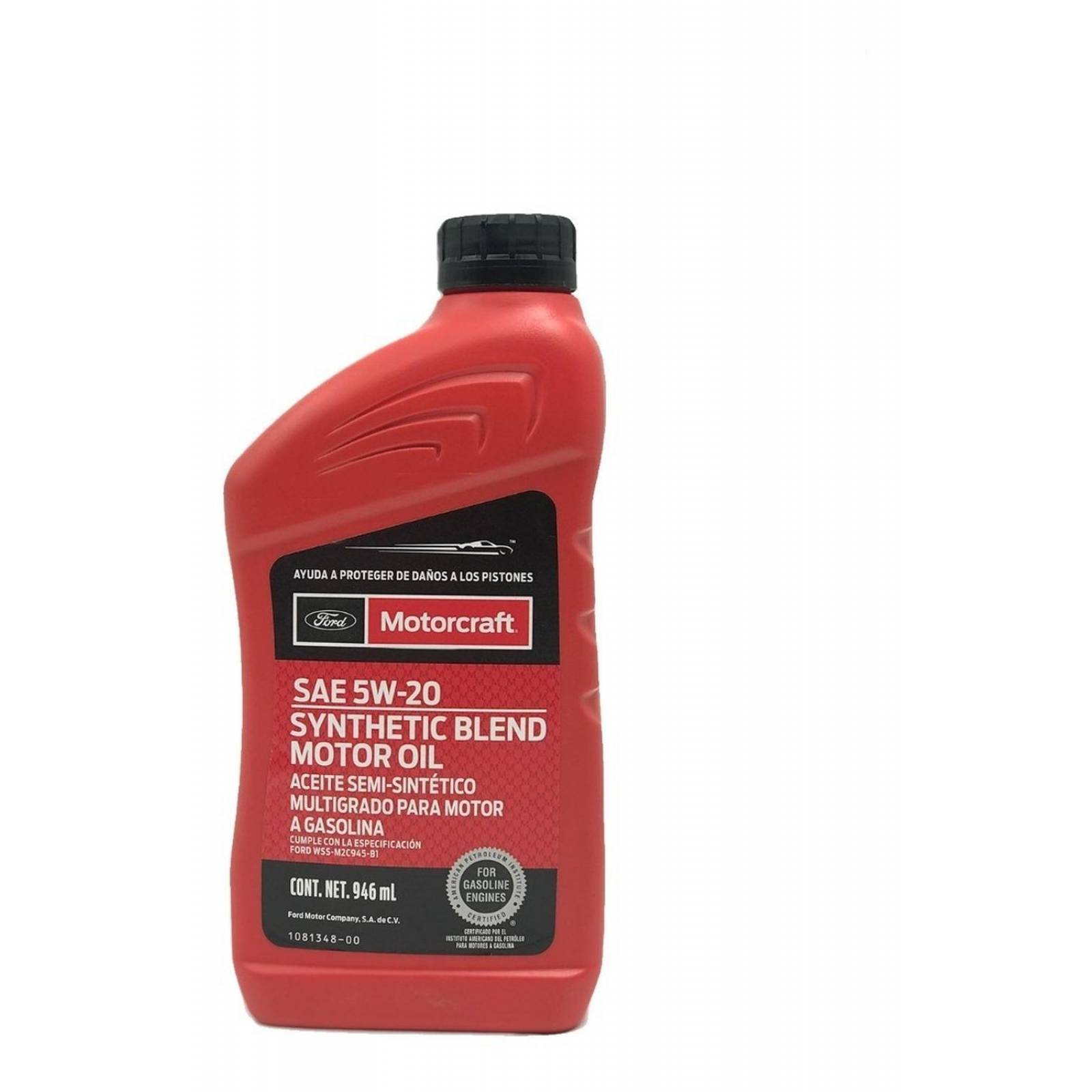 Aceite de Motor 5w20 Multigrado Motorcraft Semi-sintético 