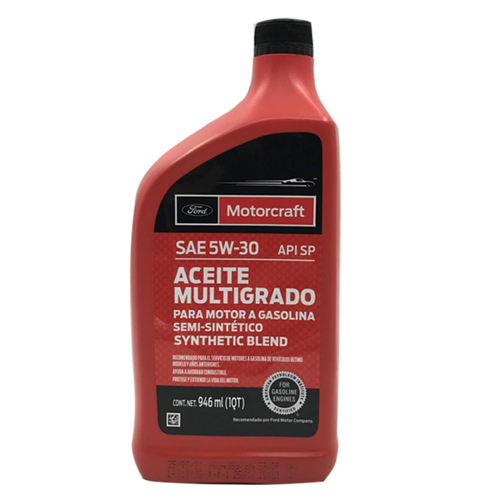 Aceite Motor 5w30 Multigrado Motorcraft Semi-sintético 