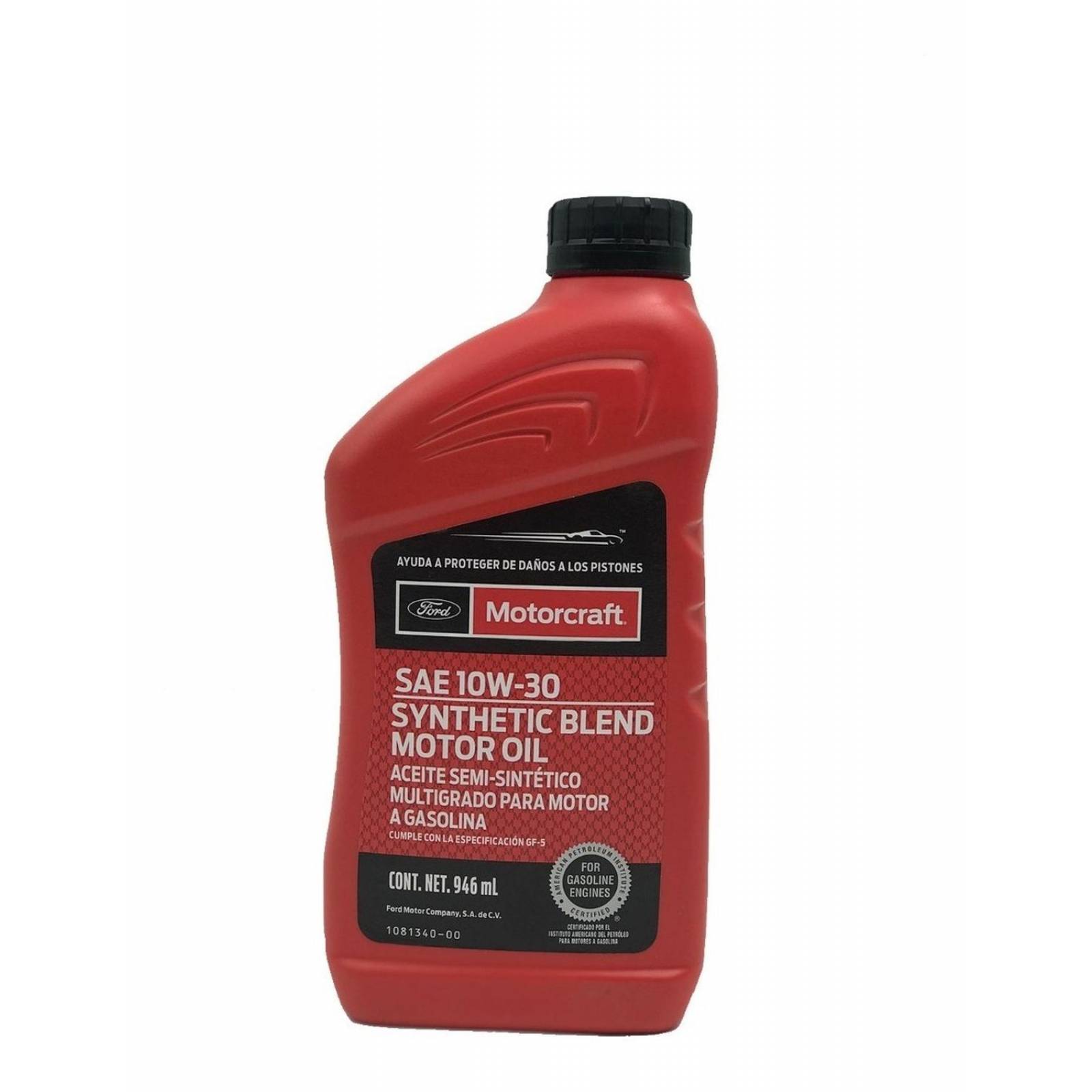 Aceite de Motor 10W30 Multigrado Motorcraft Semi-sintético 