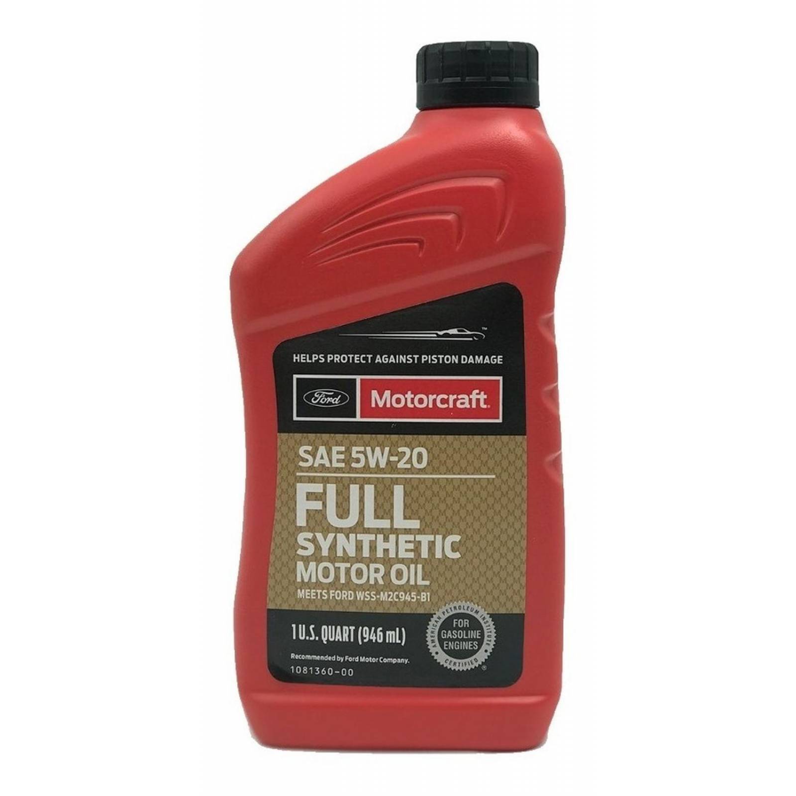Aceite de Motor 5w20 946 Ml  Motorcraft Sintético 