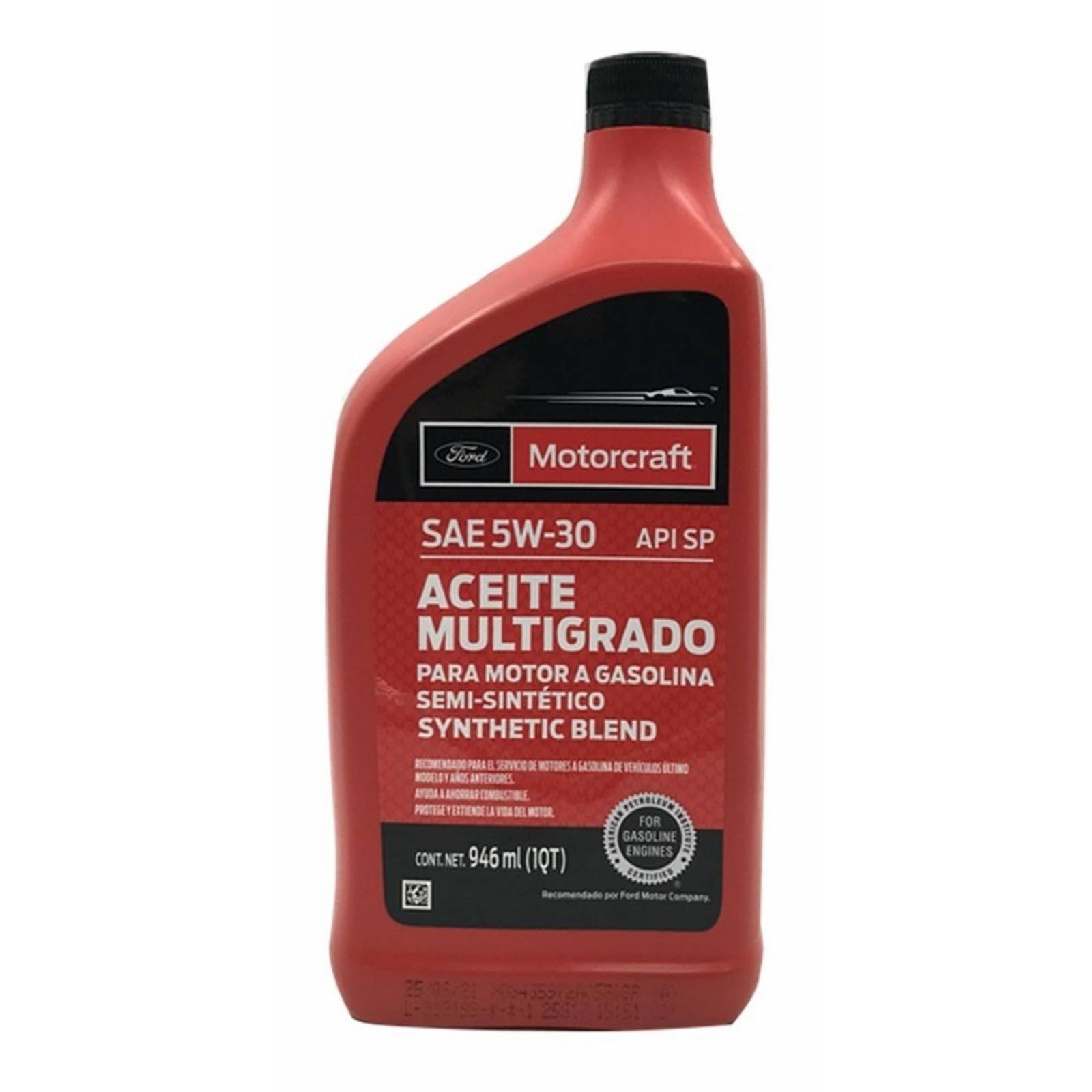 Aceite de Motor Multigrado 5w30 Motorcraft Semi-sintético 