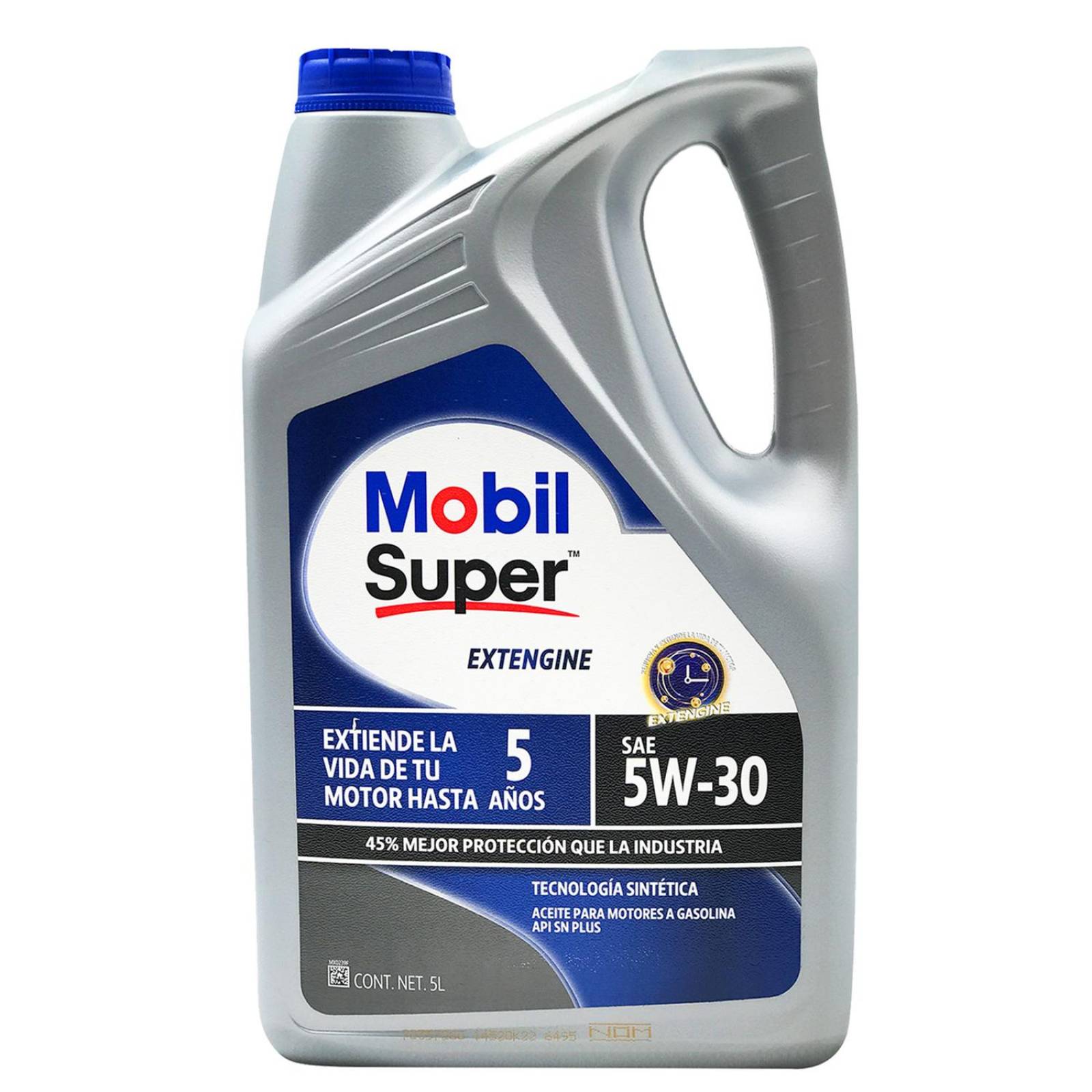 Aceite de Motor 5w30 5 Litros Mobil Super Extengine Dorado Garrafa 5w30