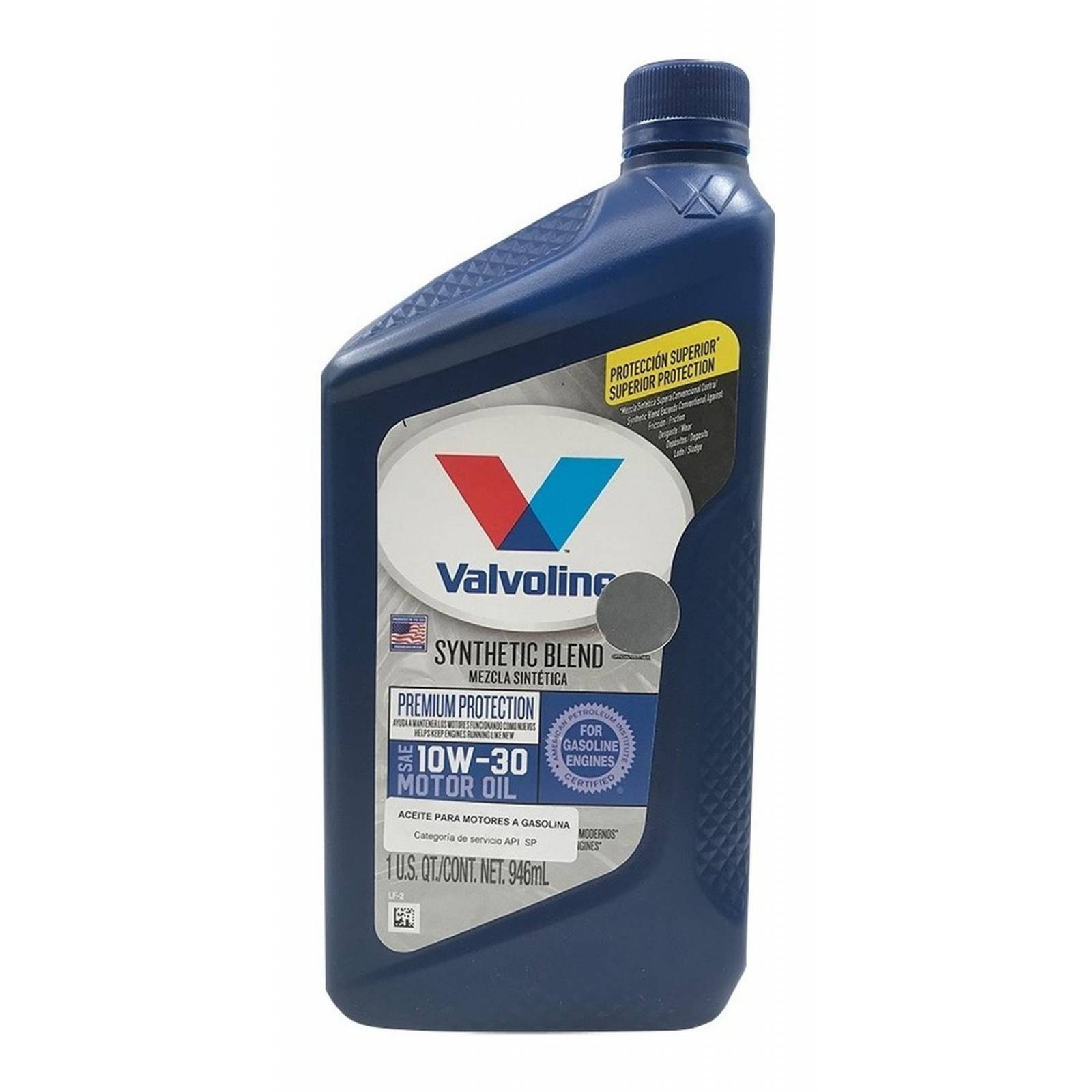 Aceite de Motor 10W30 1 Litro Valvoline Premium Protection 