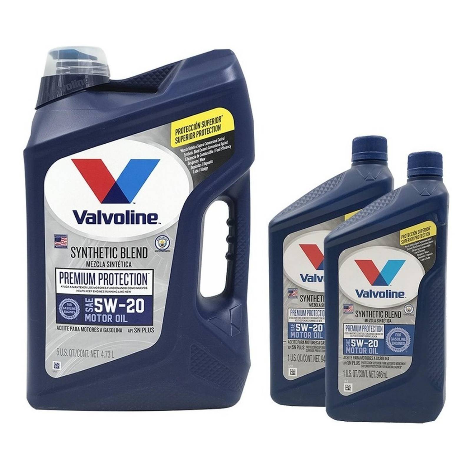 Aceite de Motor 5W20 7 Litros Valvoline Premium Protection 