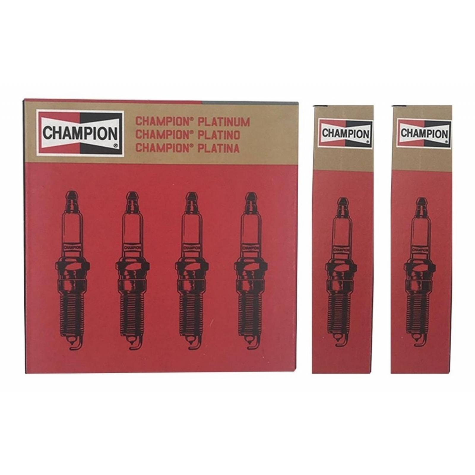 Bujia 3013 Caja Con 6 Piezas Champion Platinum Power 