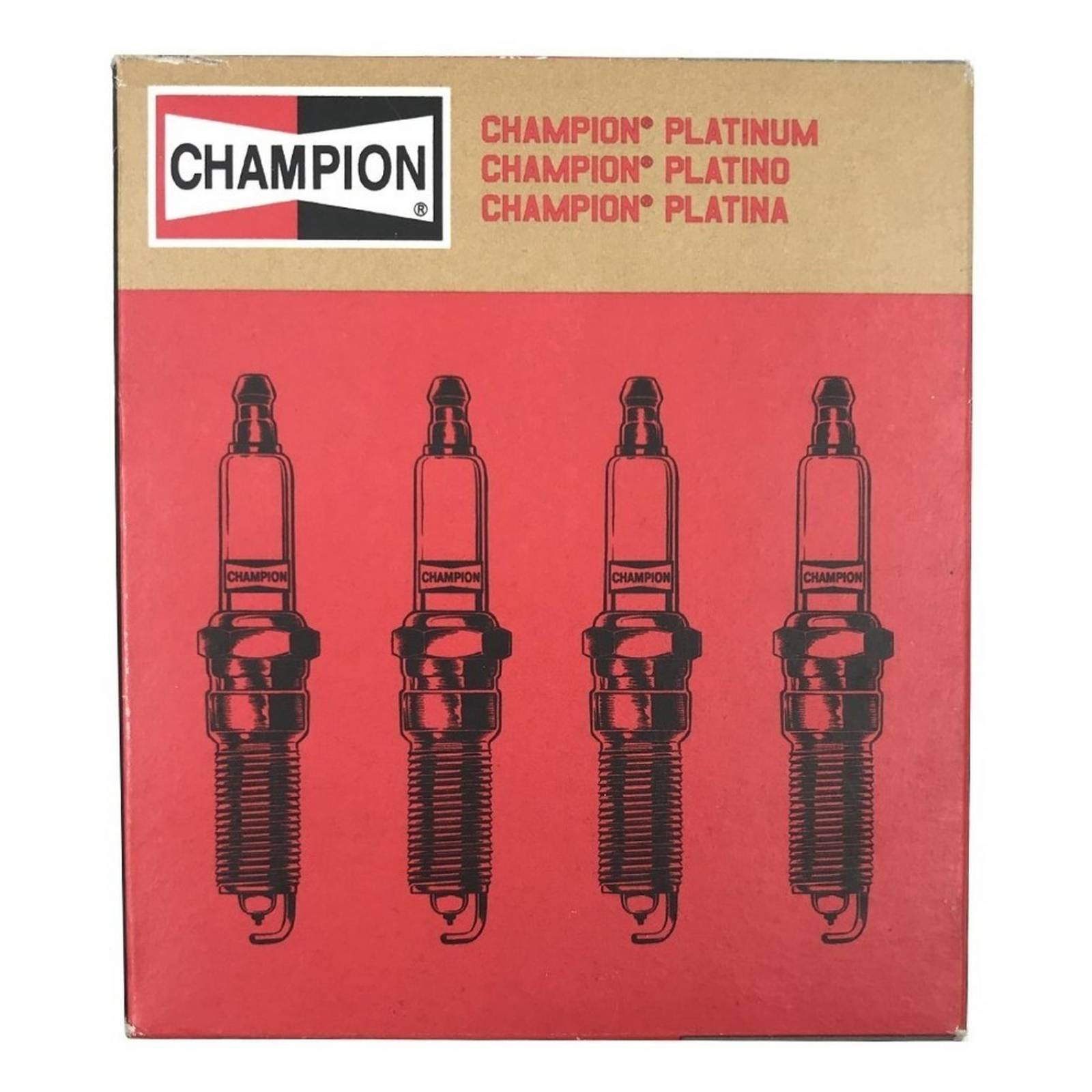 Bujia 3344 Caja de 4 Piezas Champion Platinum 