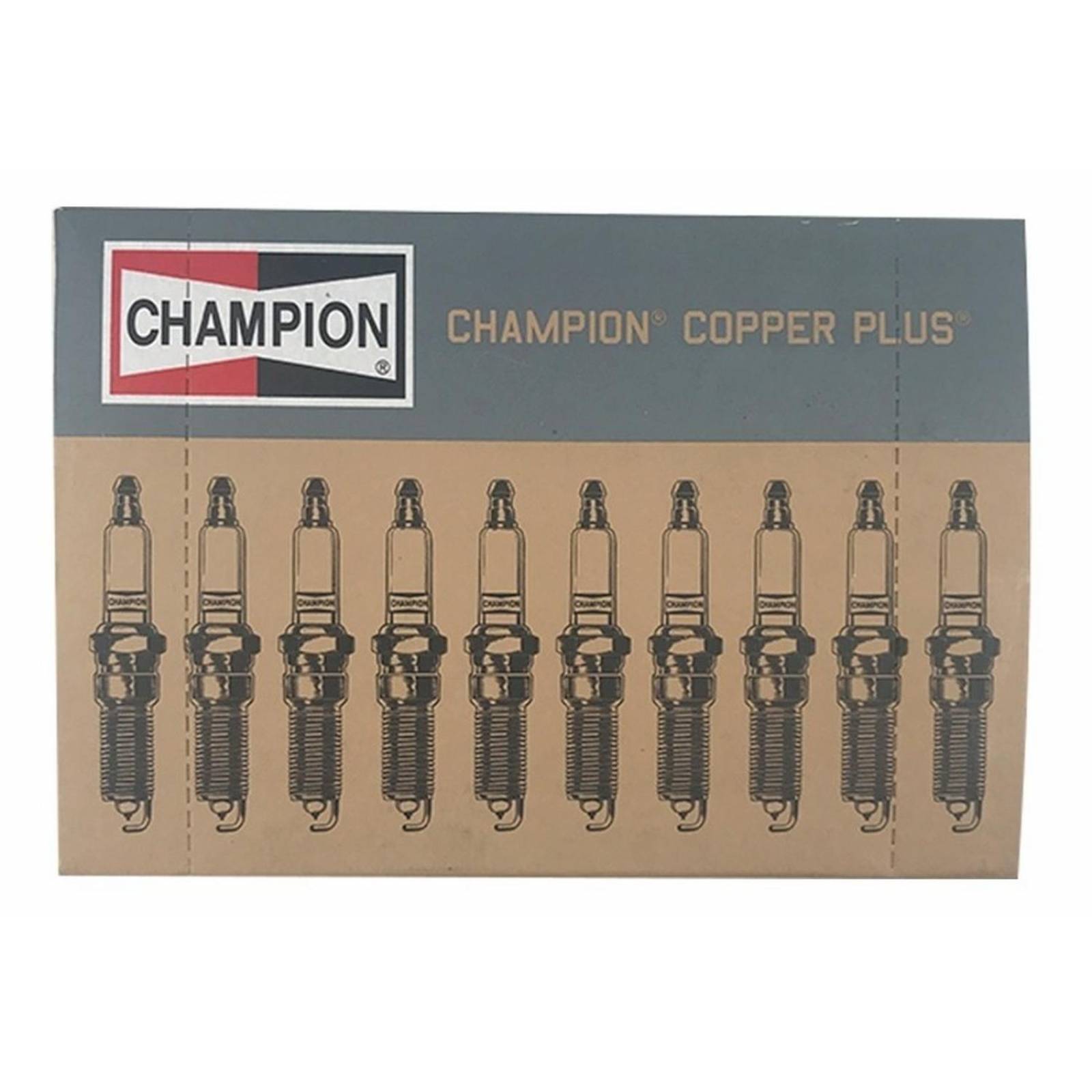 Bujia  Rc12lyc Caja De 10 Piezas Champion Copper Plus 