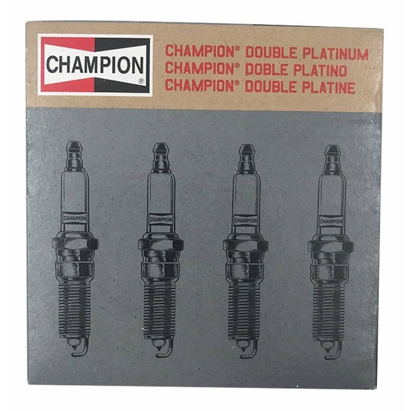 Bujia 7436 Caja De 4 Piezas Champion Double Platinum 