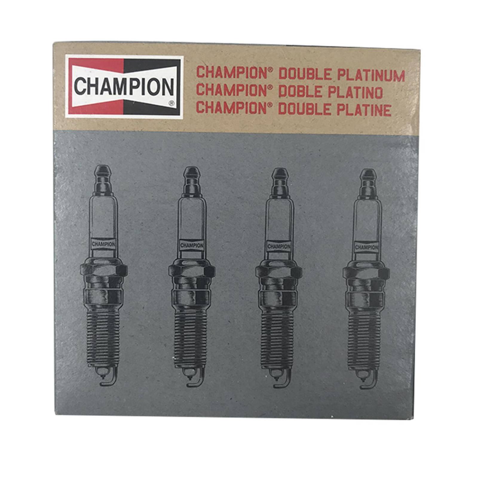 Bujía Rc10pyp4 Caja De 4 Piezas Champion Double Platinum 