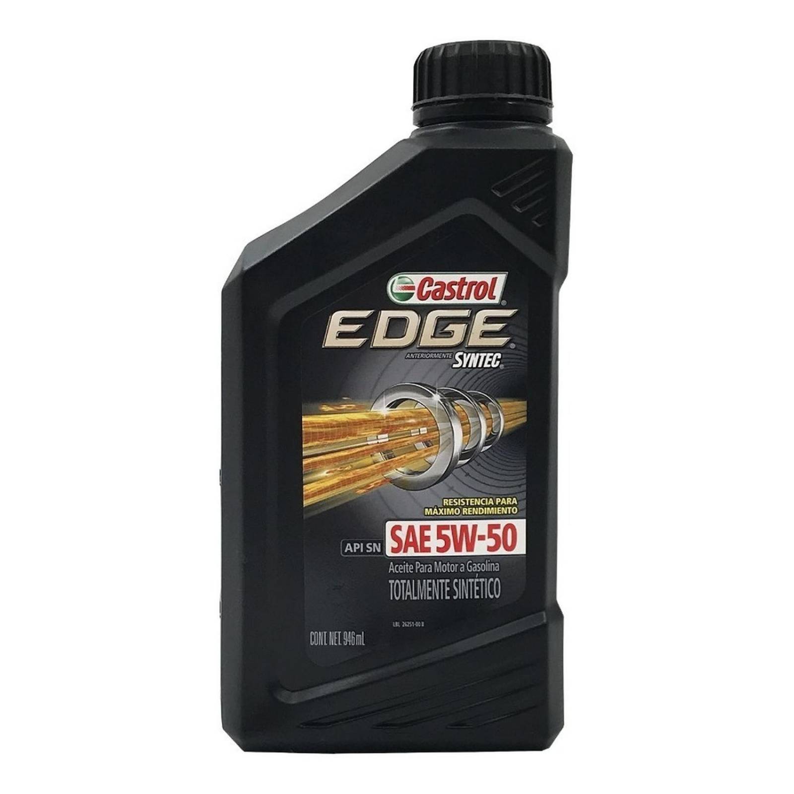 Aceite de Motor Sintetico 5w50 946 Ml Castrol Edge 