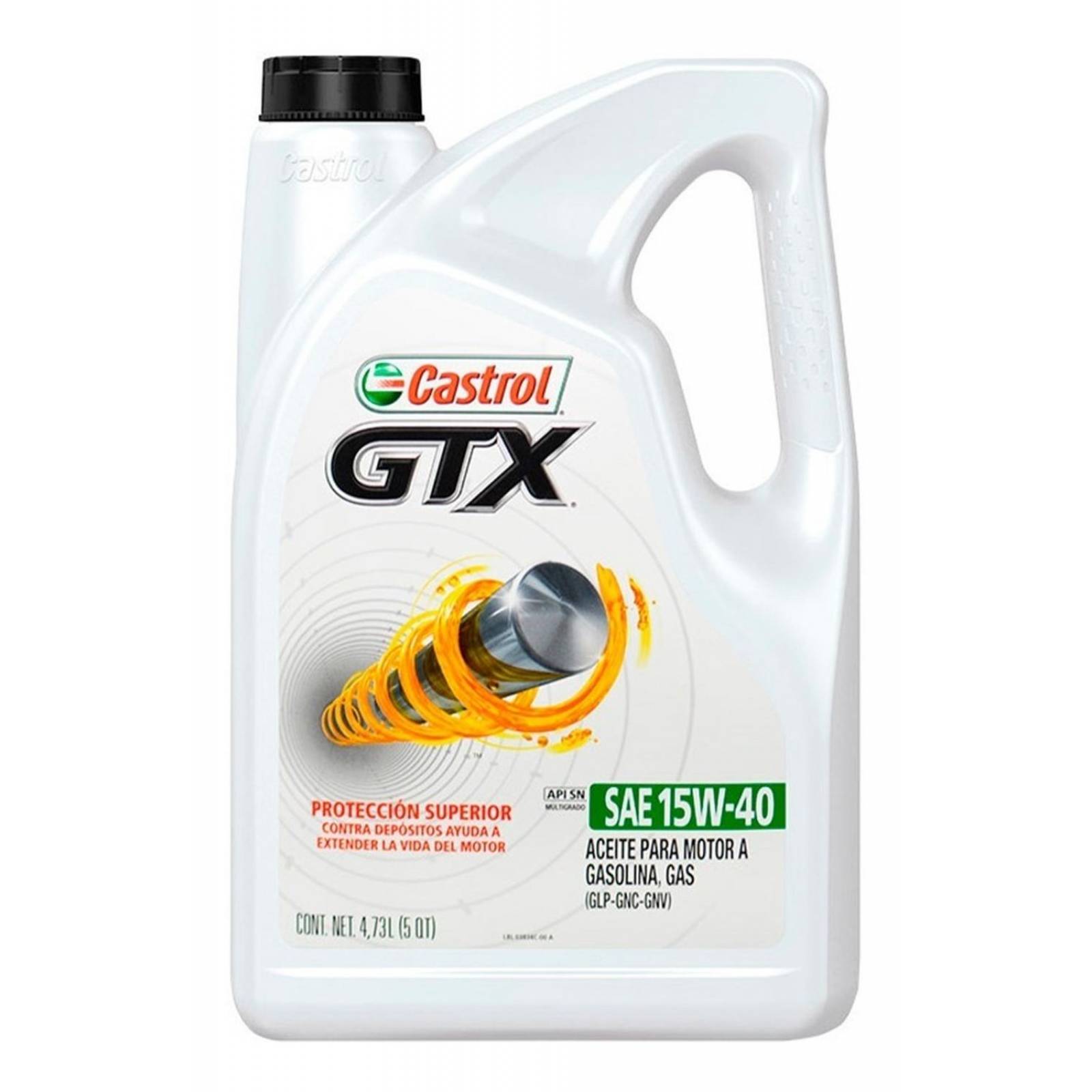 Aceite de Motor 15w40 4.73 Litros Castrol Gtx 