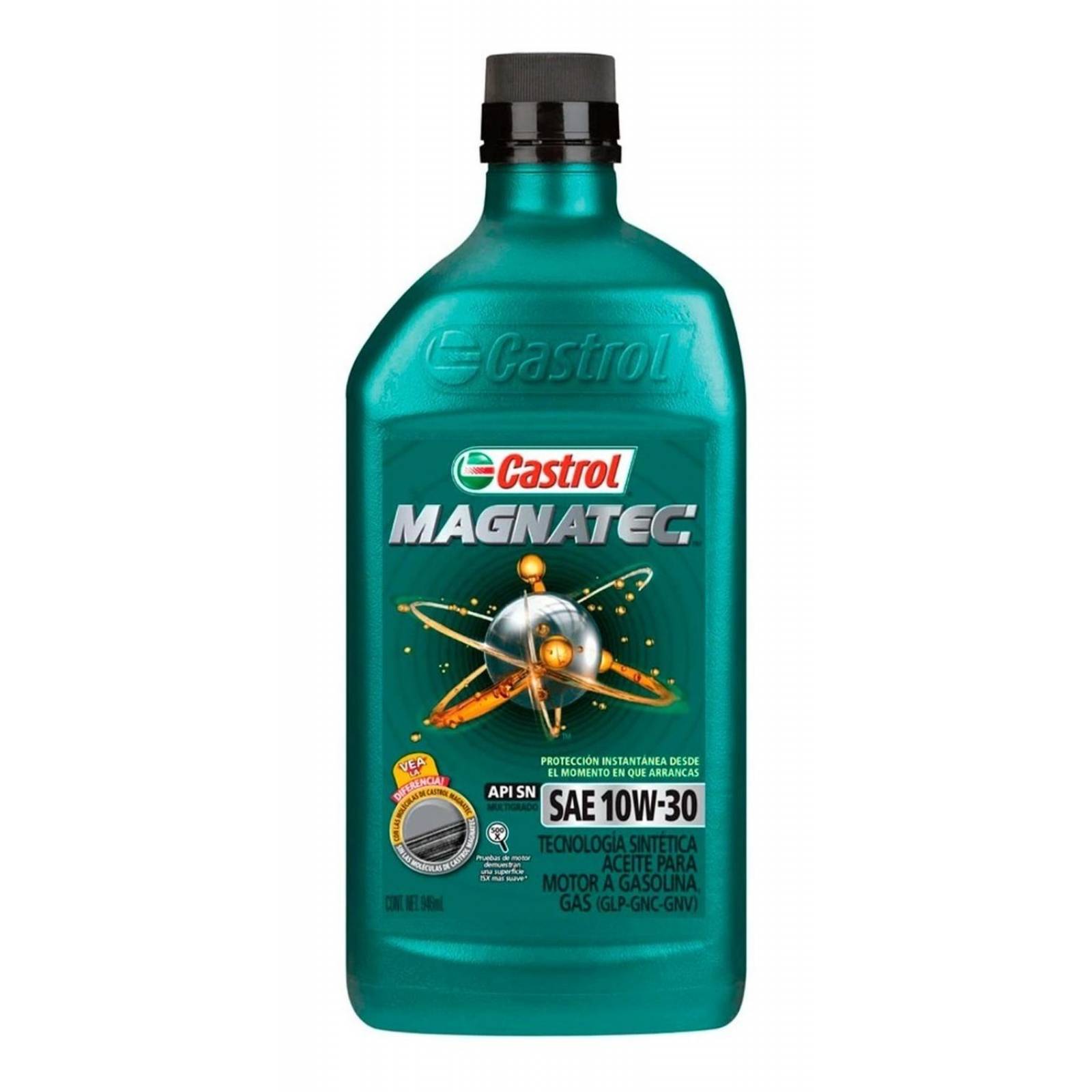 Aceite de Motor 10w30 Semi-sintetico 946 Ml Castrol Magnatec 