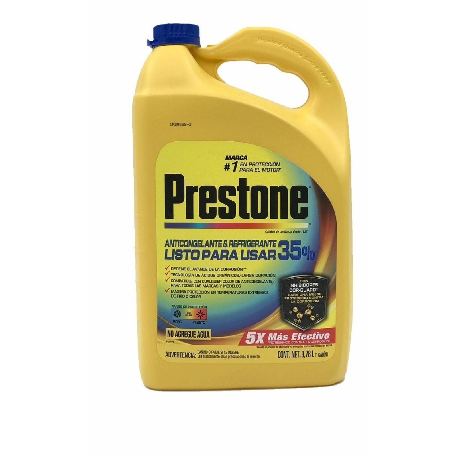 Anticongelante Listo Para Usar 3.78 Litros Prestone 35%
