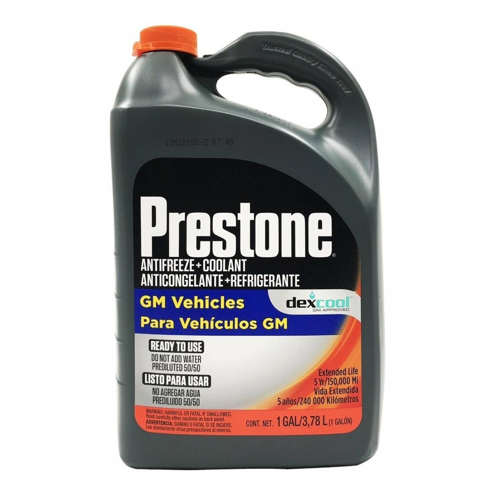 Anticongelante 3.78 Litros Prestone 50% Dexcool 