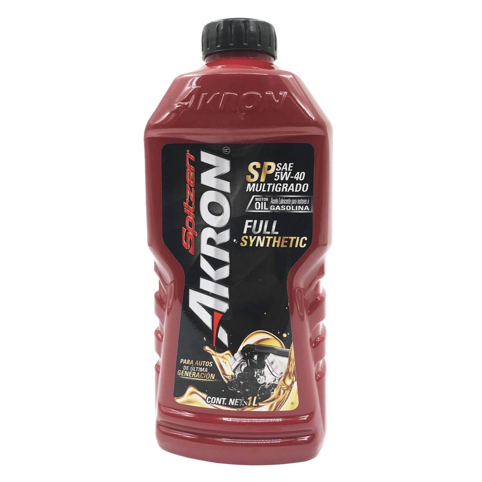 Aceite de Motor Sintético 5W40 1 Litro AKRON Spitzen 