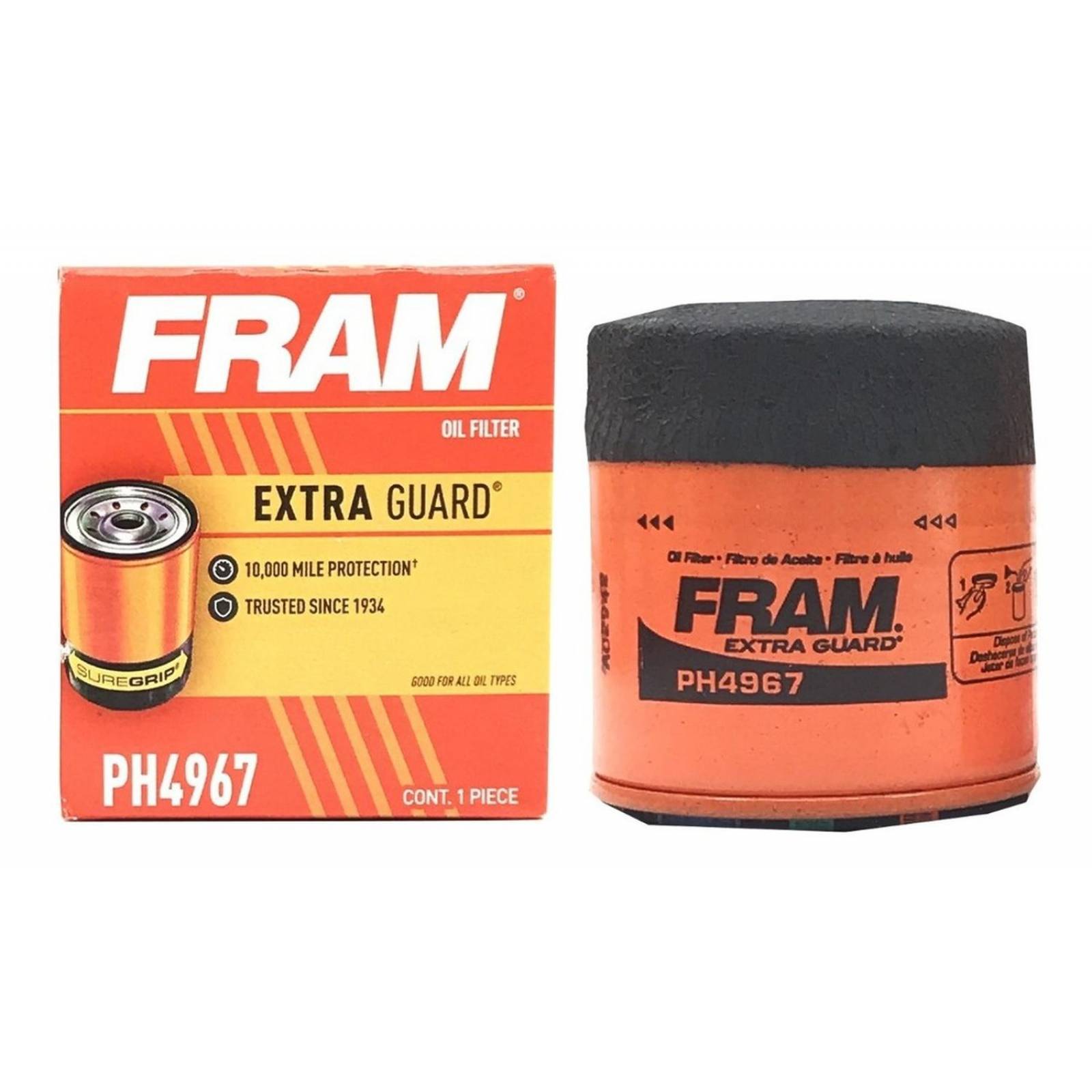 Filtro de Aceite Ph4967 Fram Extra Guard 
