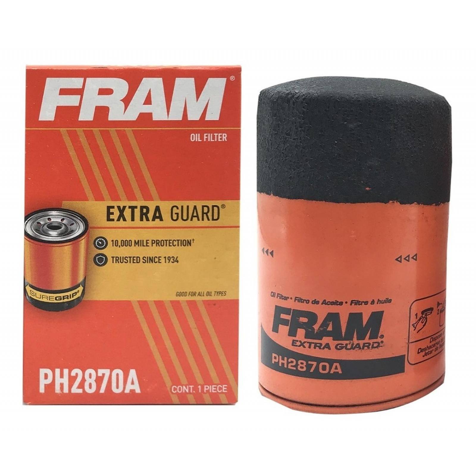 Filtro de Aceite Ph2870a Fram Extra Guard