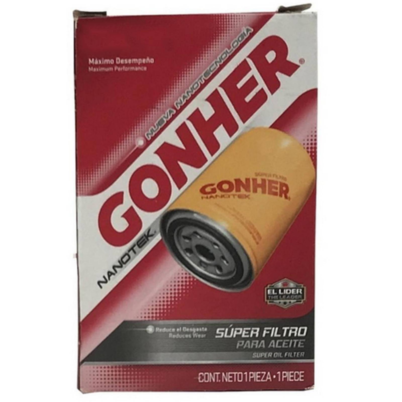 Filtro de Aceite Gp405 Gonher Nanotek 