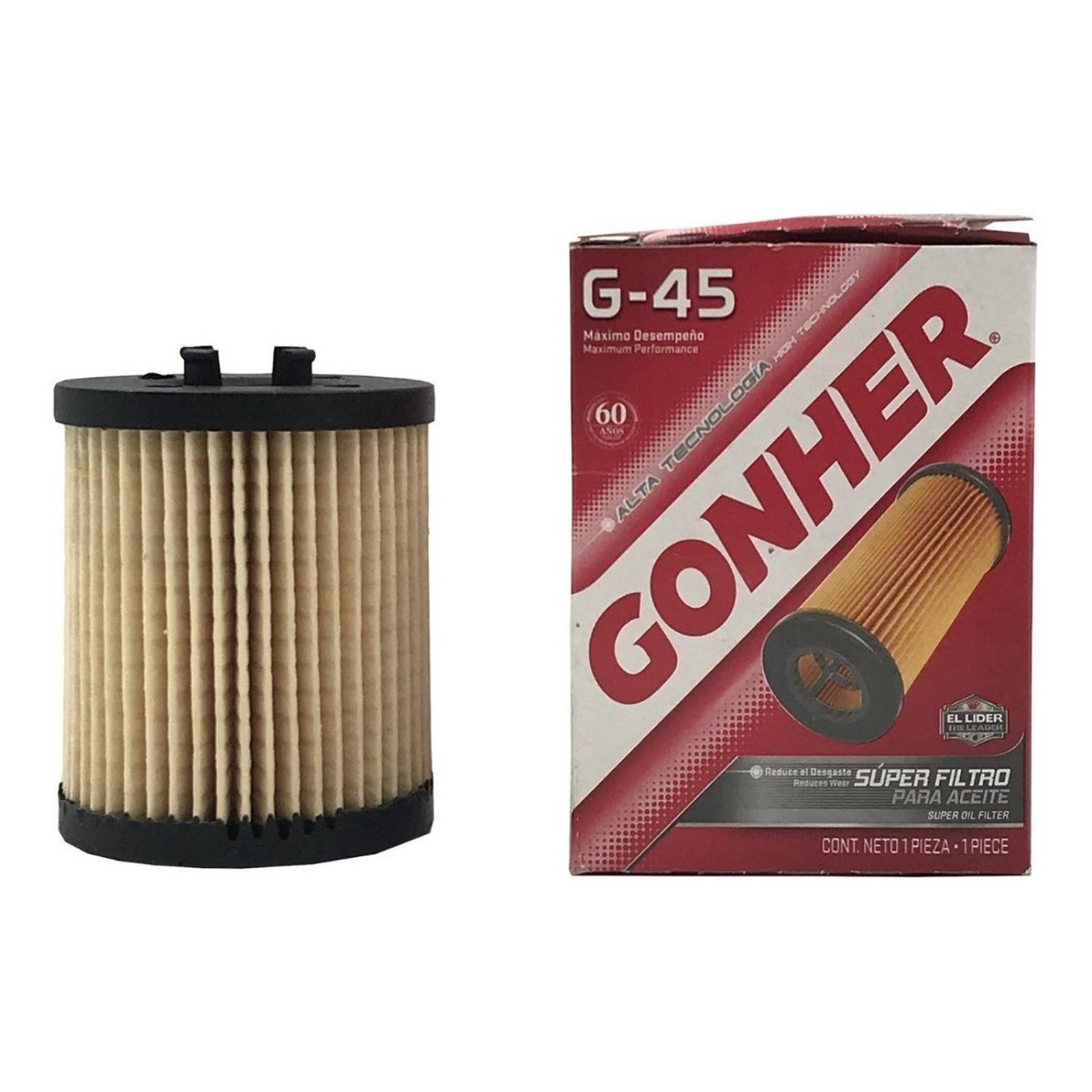 Filtro de Aceite G45 Gonher High Tecnology 