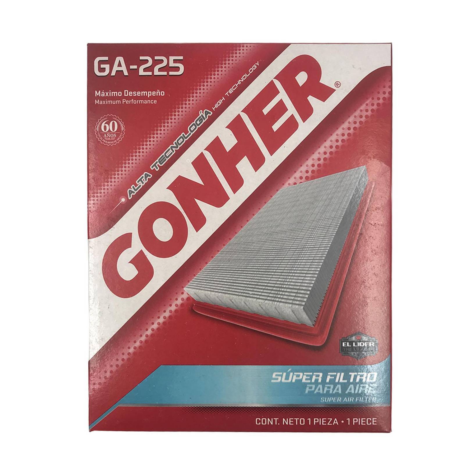 Filtro De Aire GA-225 Gonher High Tecnology 