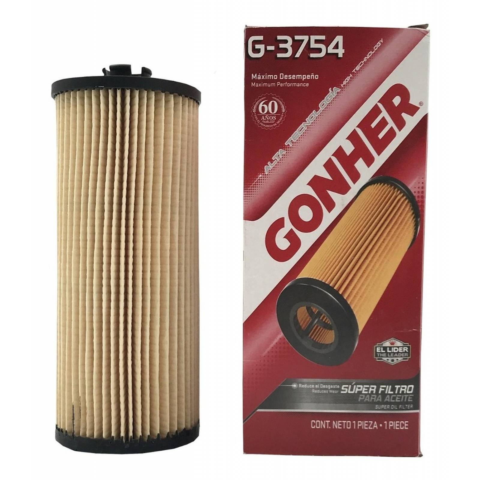 Filtro Aceite G3754 Gonher High Tecnology 