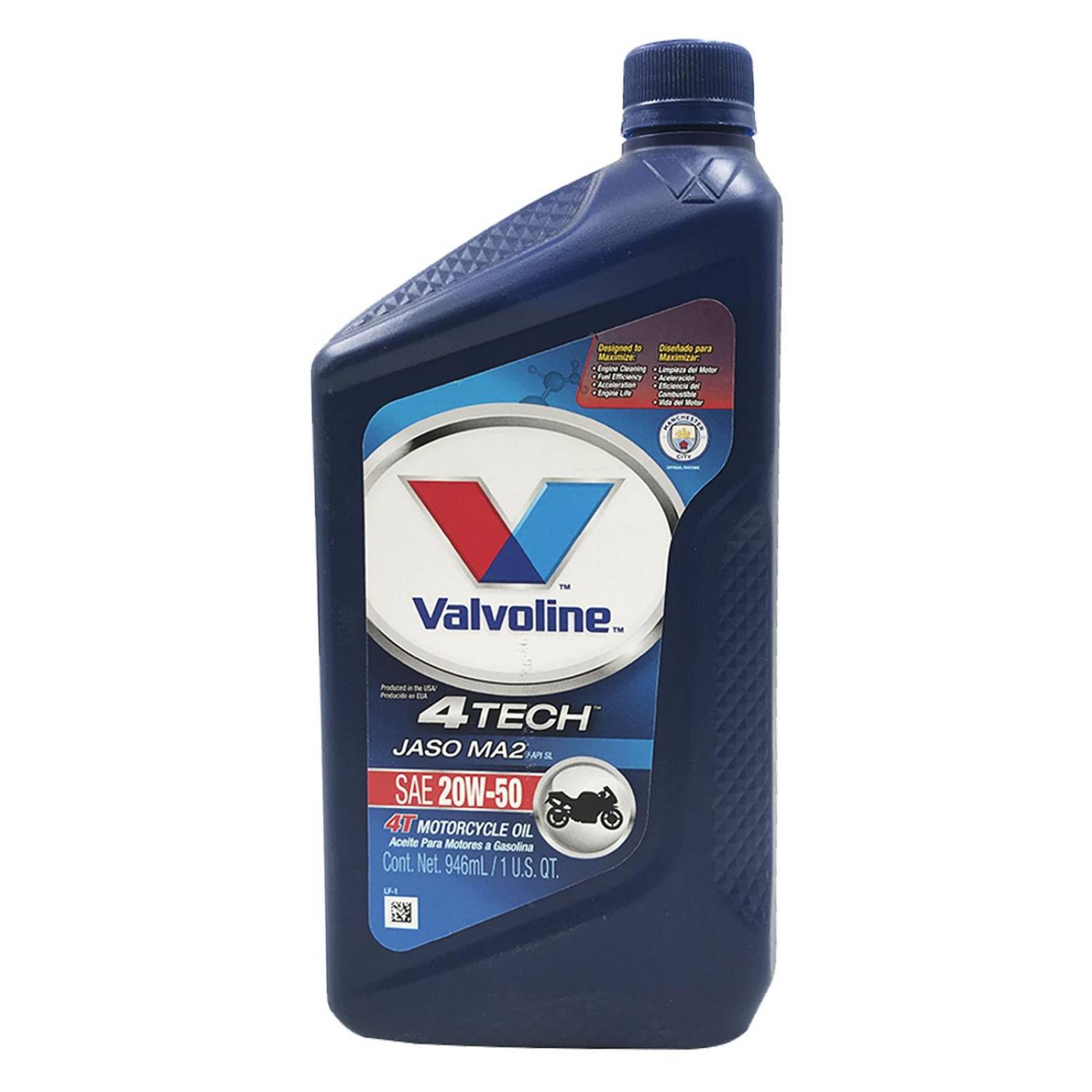 Aceite Motocicleta 20W50 4 Tech Valvoline 1 Litro 