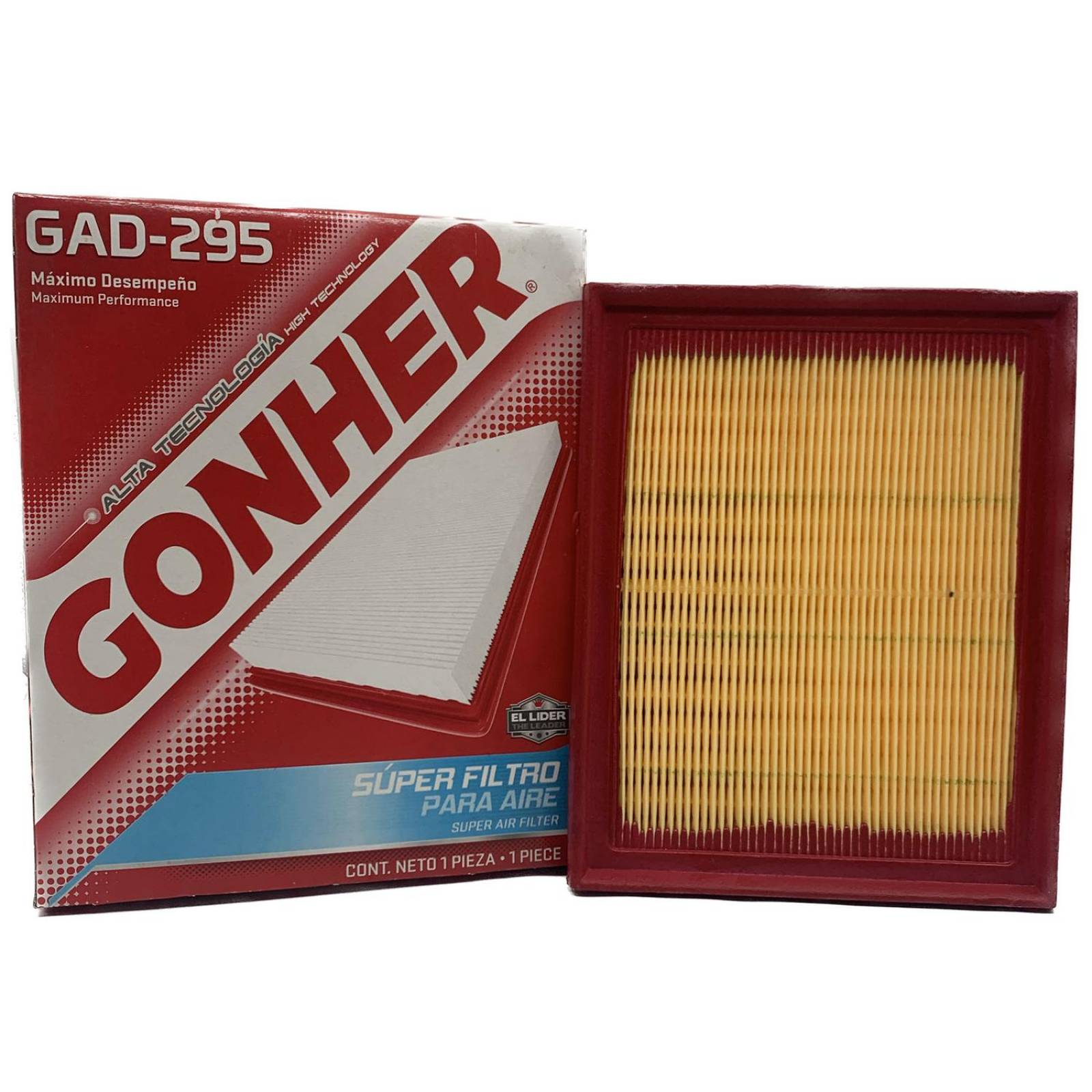 Filtro De Aire GAD-295 Nissan NP300 2.5L 2016 al 2022 Gonher High Technology 