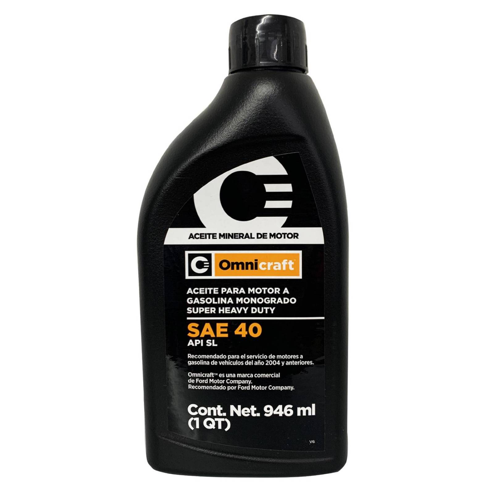 Aceite de Motor Monogrado Super Heavy Duty 946 ml Omnicraft SAE 40 