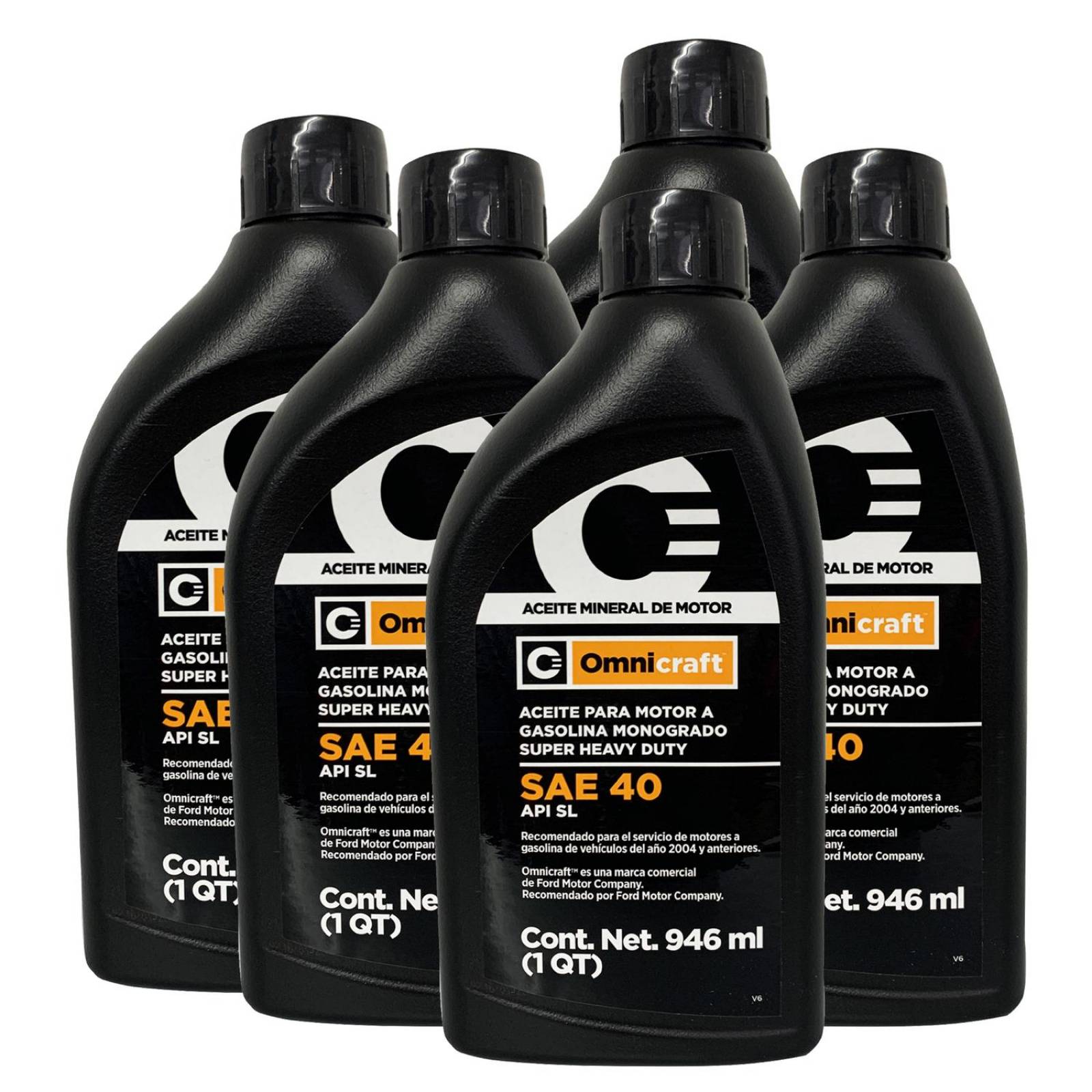 Aceite de Motor Monogrado Super Heavy Duty 5 Litros Omnicraft SAE 40 