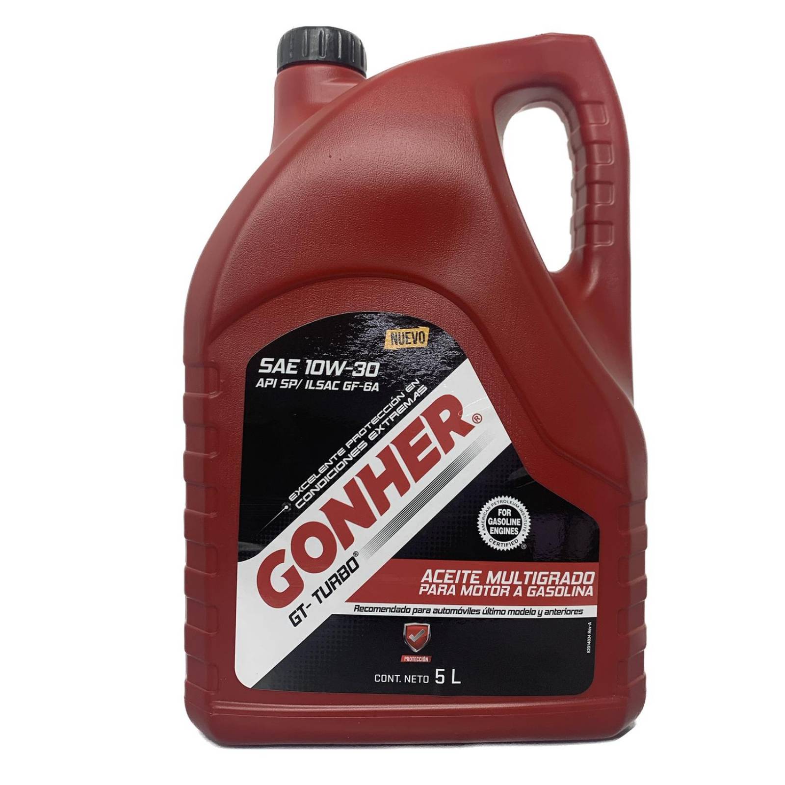 Aceite de Motor Multigrado 10W30 5 Litros Gonher GT Turbo 