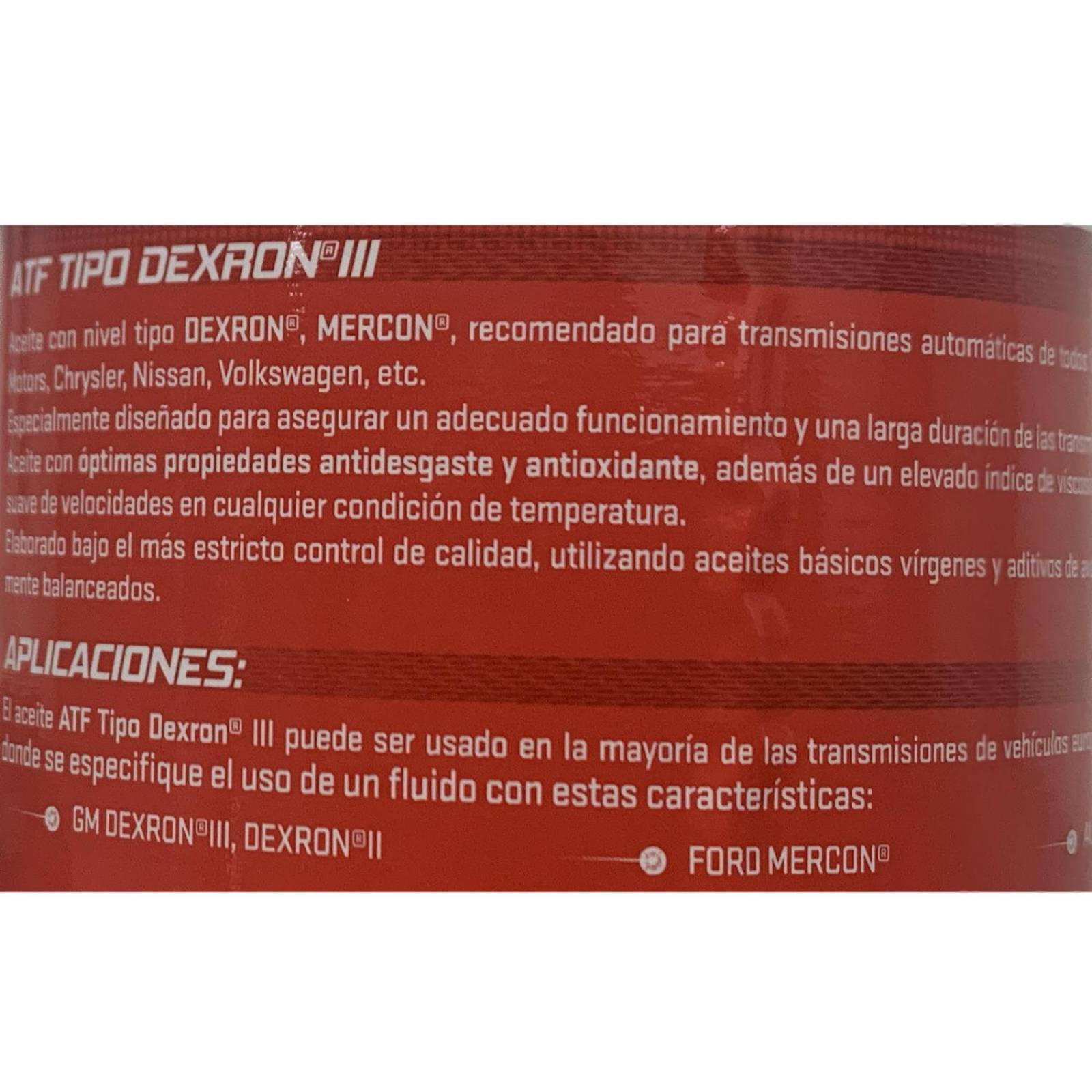 Aceite de Transmisión Dex III 1 Litro Gonher ATF 