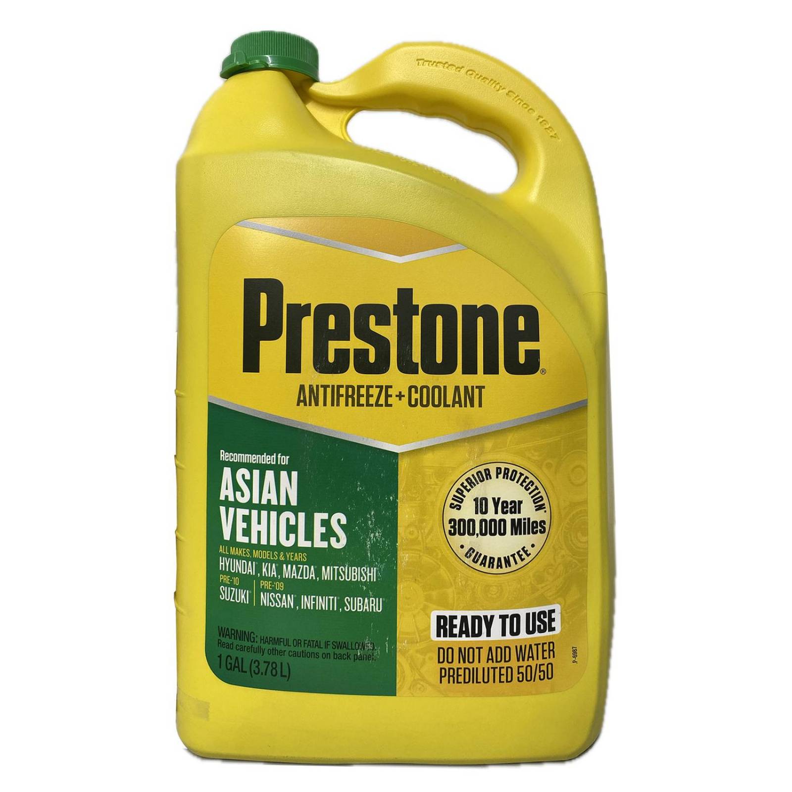 Anticongelante Listo Para Usar 3.78 Litros Prestone Vehiculo Asiatico 