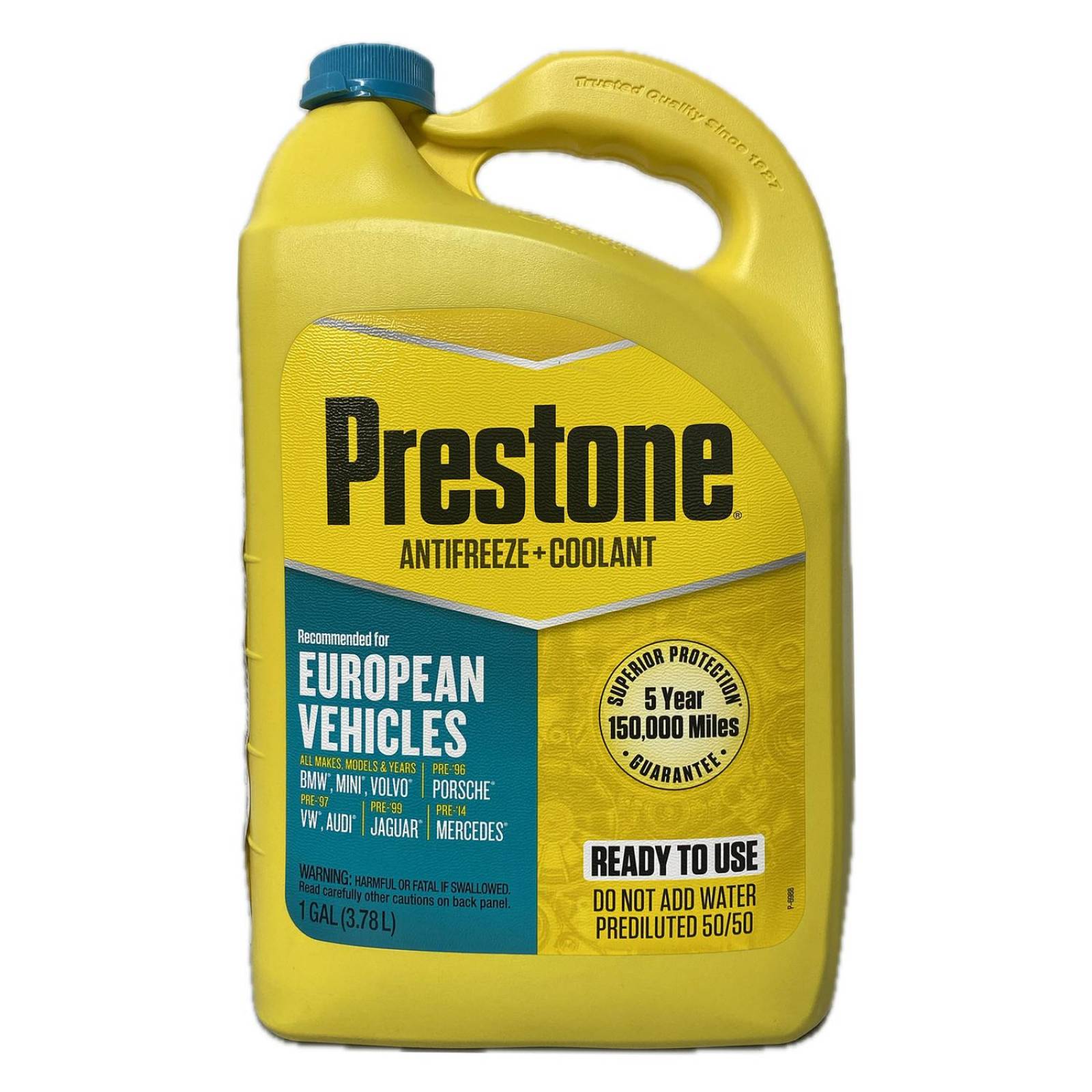 Anticongelante Listo Para Usar 3.78 Litros Prestone Vehiculo Europeo 