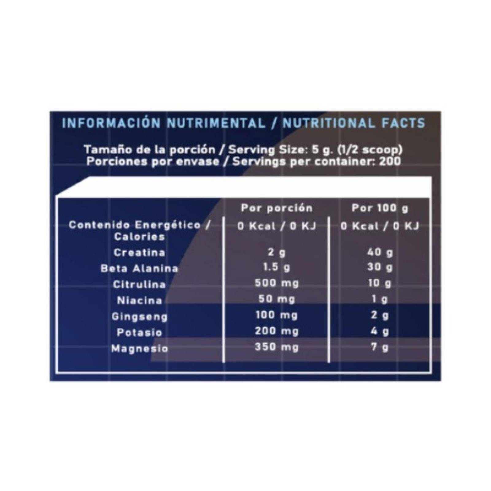 Sistema de Creatina Euphoric Creatine 1kg 200 Serv.