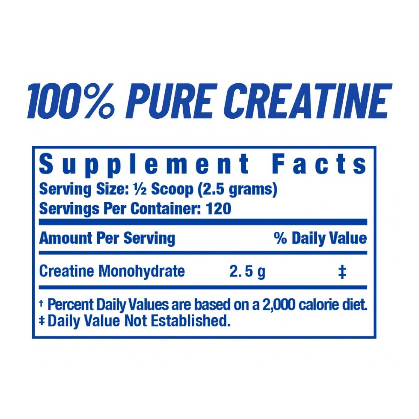 Creatina Ronnie Coleman Creatine XS 300g 120 Serv. 