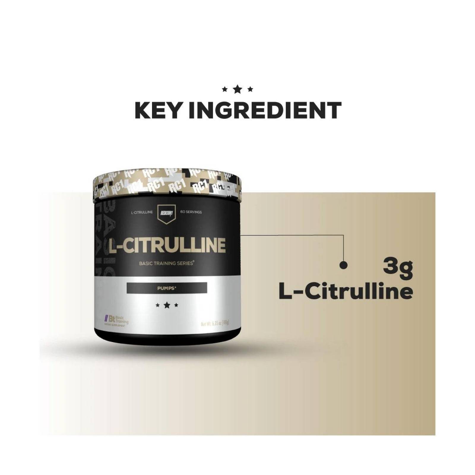 L-Citrulina Redcon1 Citrulline 180g 60 Serv. 