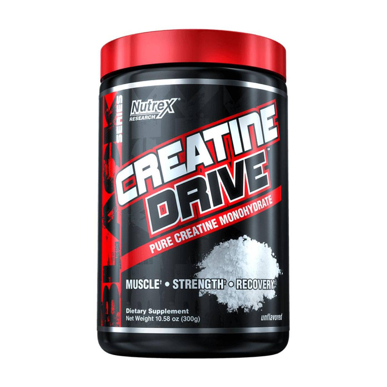 Creatina Monohidratada Nutrex Creatine Drive Black 300g 60 Serv. 