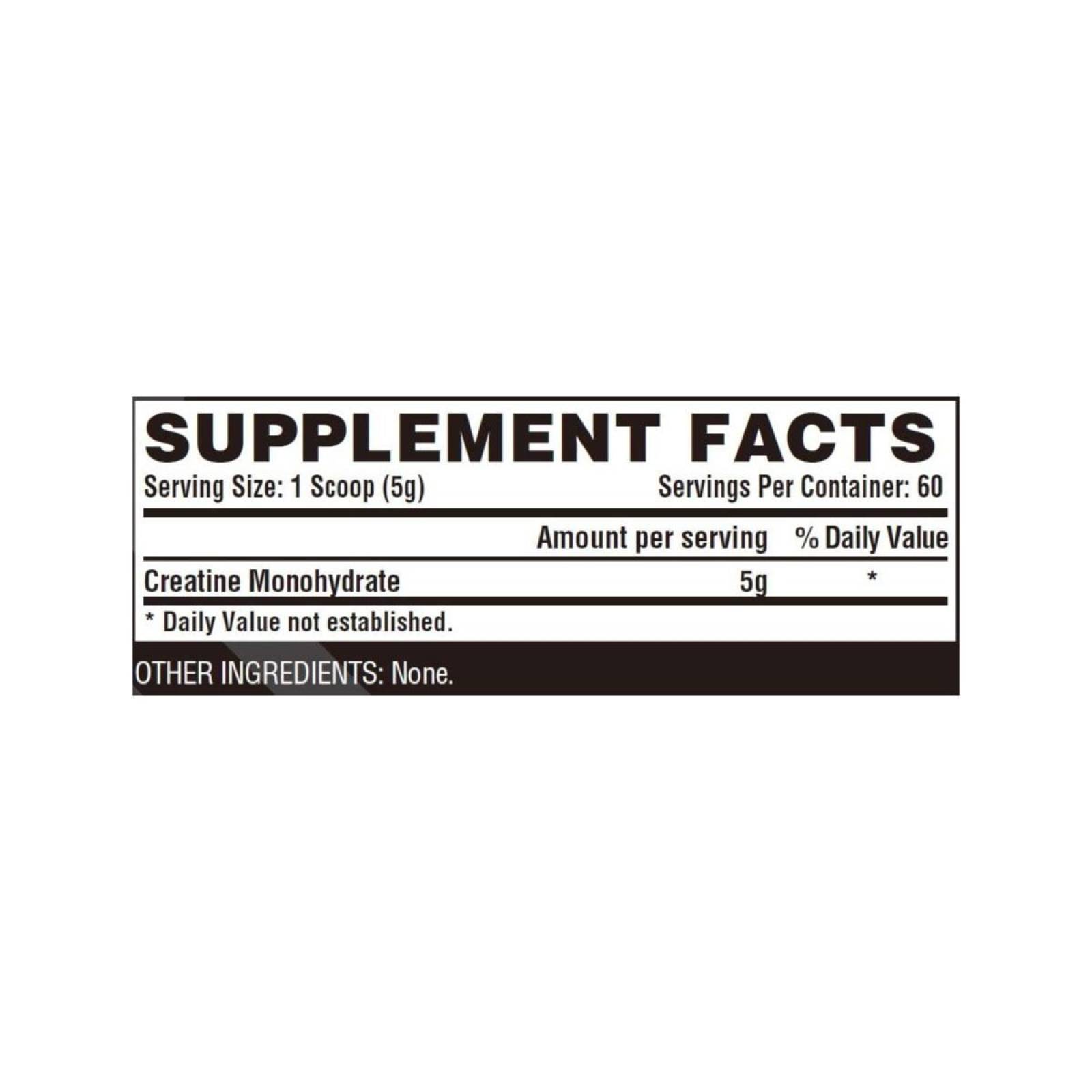 Creatina Monohidratada Nutrex Creatine Drive Black 300g 60 Serv. 