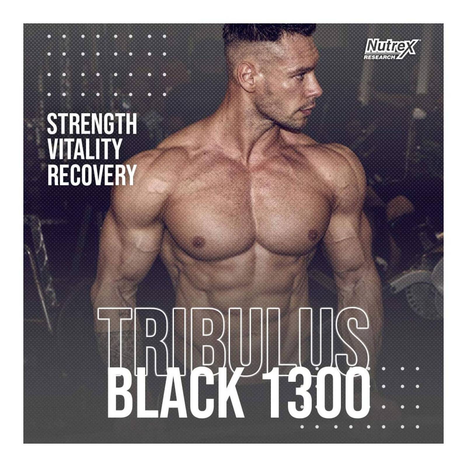 Tribulus Black 1300 Nutrex Precursor de Testosterona 120 caps 60 serv. 